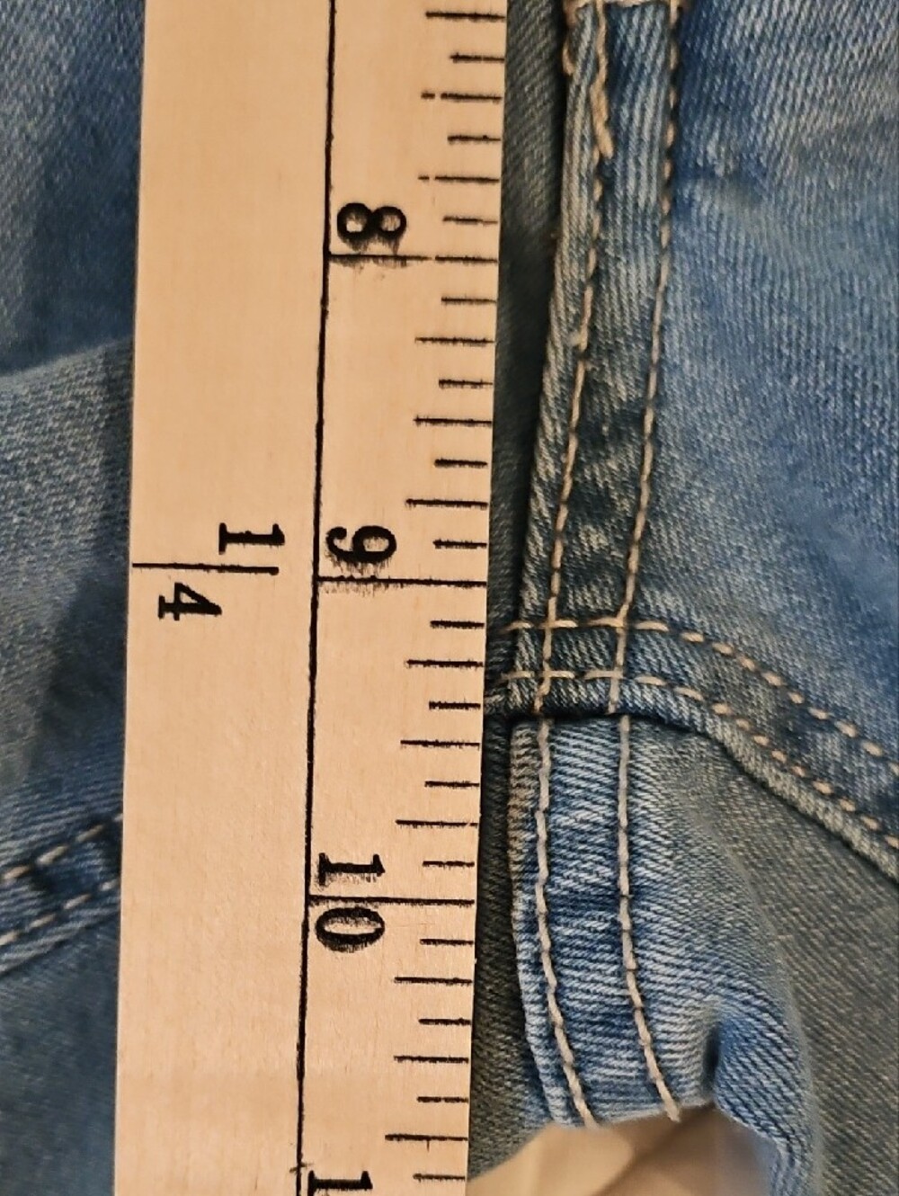 VENUS Mid Rise Floral Embroidered Jeans- Size 10 - Picture 6 of 12